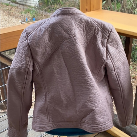 Kids Pink Moto Jacket - Picture 3 of 3